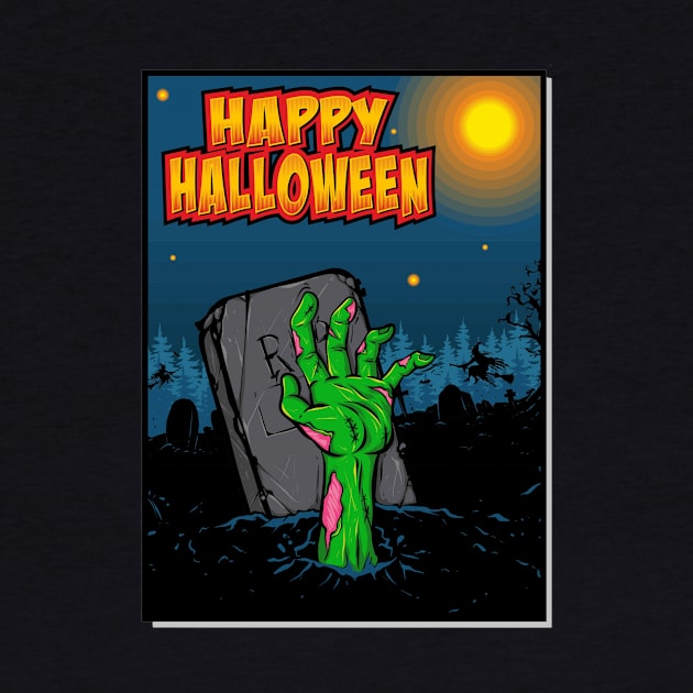 scary zombie hand by snoddyshop